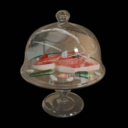 Luxury Glass Food Canister
