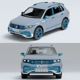 Realistic Car Vehicle Model