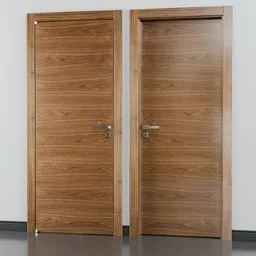 Door wood