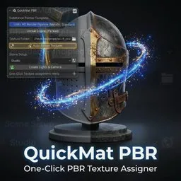 QuickMat PBR – Auto PBR Texture Assigner for Blender