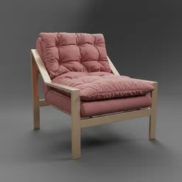 Loft Concept Accent Velvet Armchair