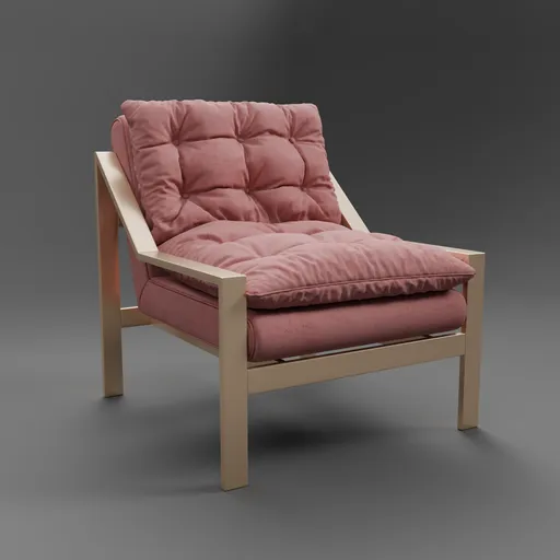 Loft Concept Accent Velvet Armchair