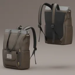 Leacat backpack Leather