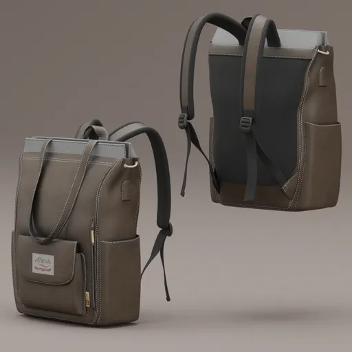 Leacat backpack Leather