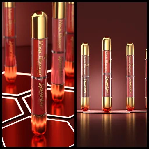 Two in one lipsticks creative shot