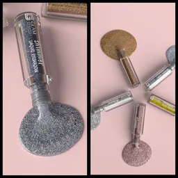 Glitter liquid spilling animation