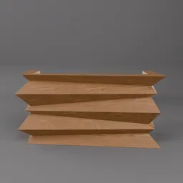 Geometric Reception Desk
