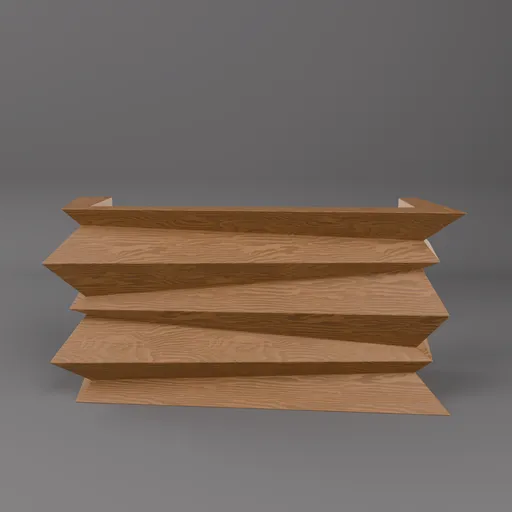 Geometric Reception Desk