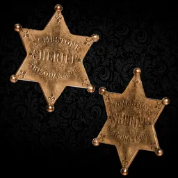 Tombstone Sheriff Badge