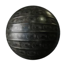 Patterned black metal