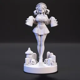 The Spirit of chinese girl