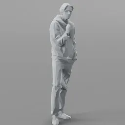 Lowpoly Male Standing