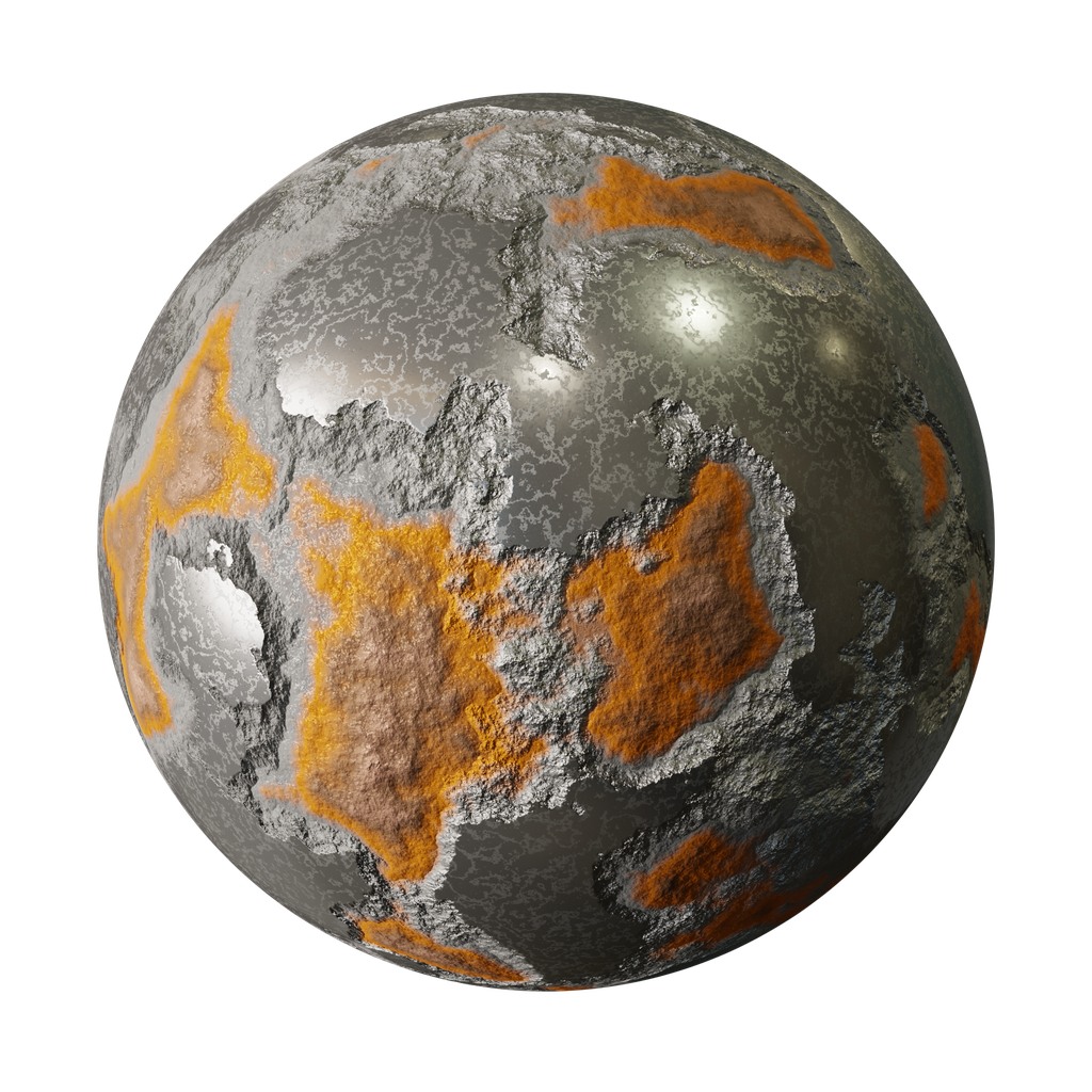 BlenderKit Download the FREE Procedural Rusted Metal material