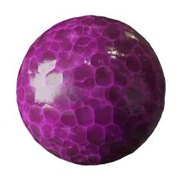 Purple crystal