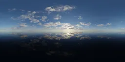 Cloudy Evening Sunset Sky