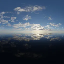 Cloudy Evening Sunset Sky