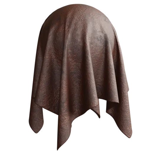 High-quality PBR leather texture for 3D modeling in Blender, suitable for realistic asset creation.