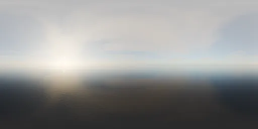 Overcast Sea Sky HDRI
