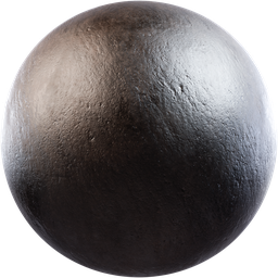High-resolution PBR old dark cement texture for 3D modeling, ideal for depicting aged, derelict environments.