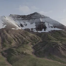 Rocky Mountain Peak Landscape