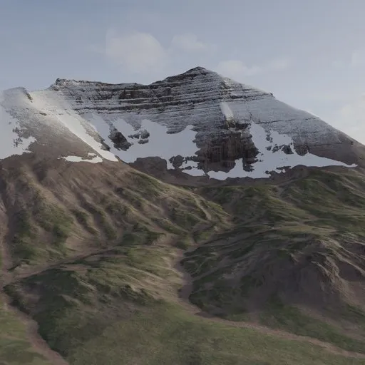 Rocky Mountain Peak Landscape