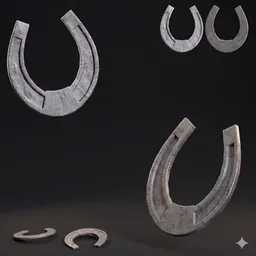 Weathered Iron Horseshoe