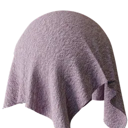 Pink fabric towel PBR texture for 3D modeling in Blender, medium resolution, with realistic fibers and shading.