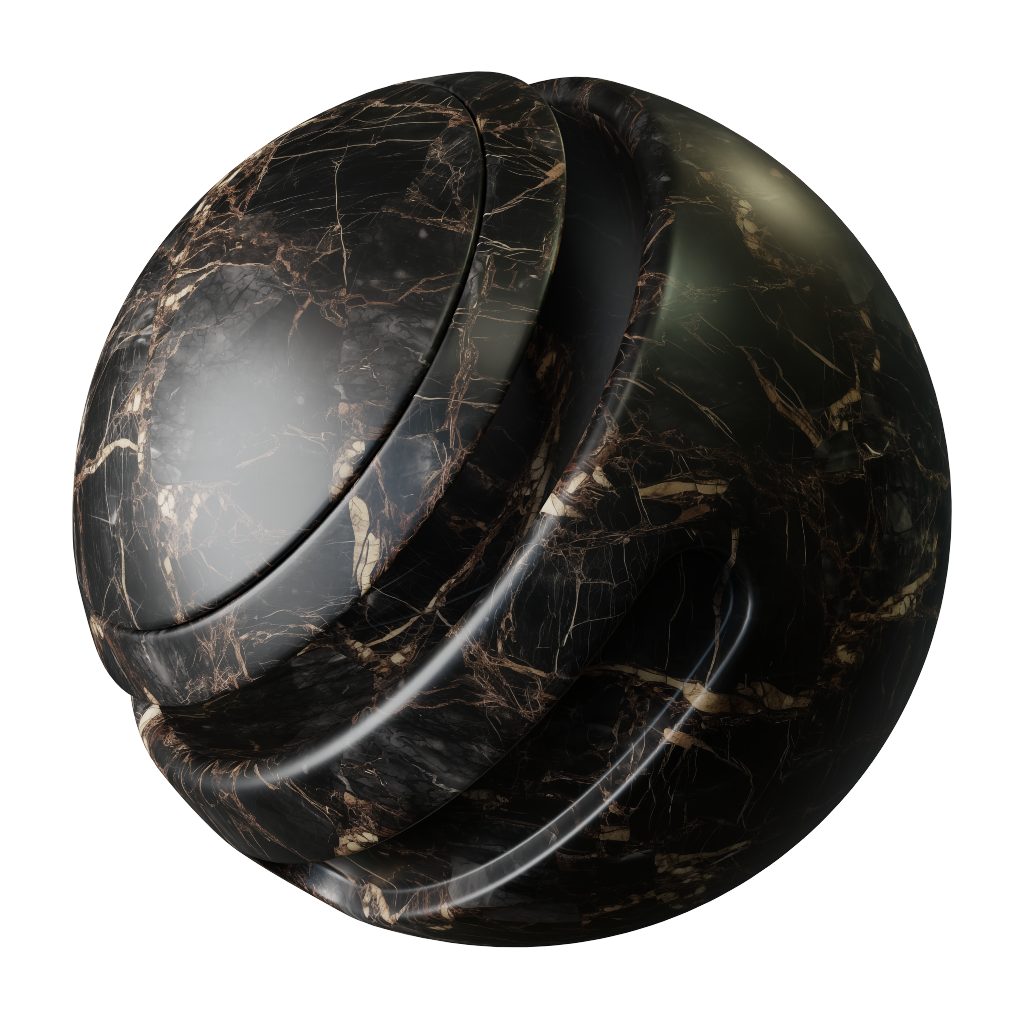 black marble ball png