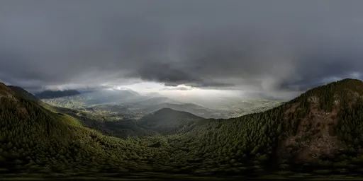 Dark Storm Cloud Sunset