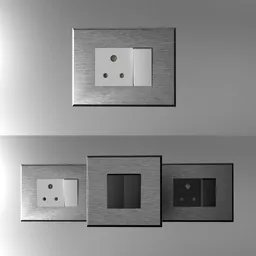 Metal modular plates revealing