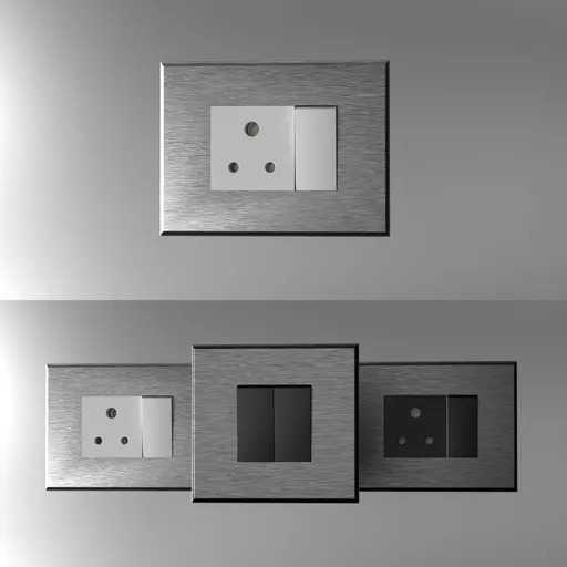 Metal modular plates revealing