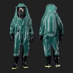 Hazmat Specialist Standing Dark Green