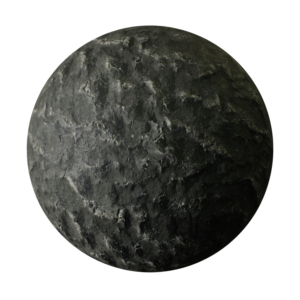 Black rock | FREE rock materials | BlenderKit