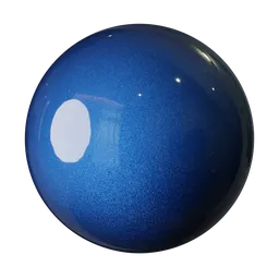 Car Blue Metallic Paint