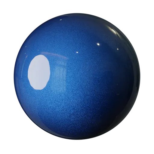 Car Blue Metallic Paint