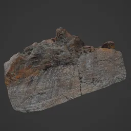 Low Poly Mountain Rock	2