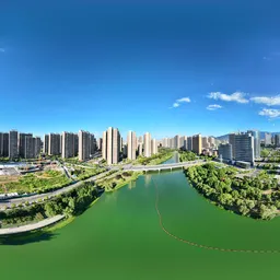 Highsky lake green cloud building