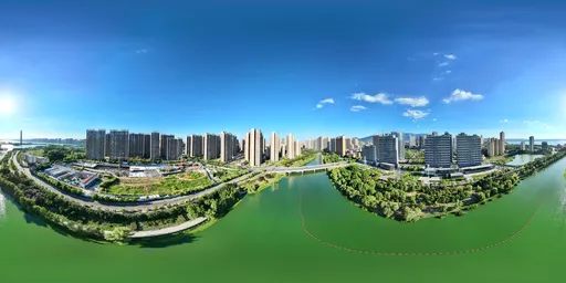 Highsky lake green cloud building
