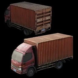 Scan game ready red truck