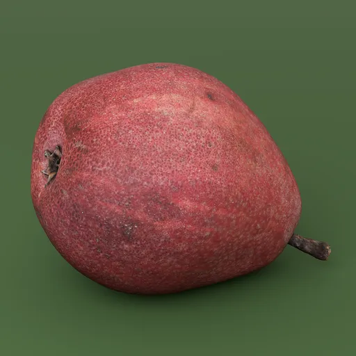 Red Pear Small Organic Fruit Apple Food
