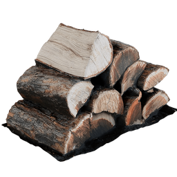 Pile of firewood scan photogrammetry