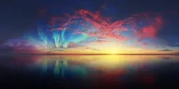 Night Twilight Aurora Lights