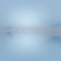 Soft Blue Foggy Horizon Sky