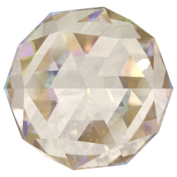 High-quality procedural diamond glass material for Blender 3D with adjustable IOR, roughness, and reflection properties.