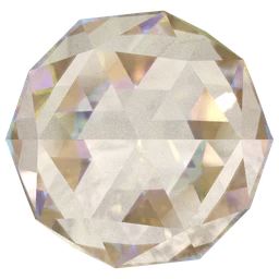 Tinted Faceted Diamond