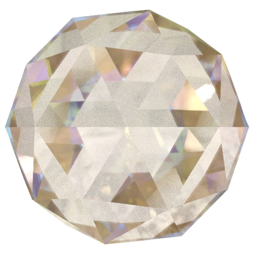 High-quality procedural diamond glass material for Blender 3D with adjustable IOR, roughness, and reflection properties.