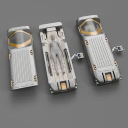 Sci-fi Cryo Chamber Cryopod