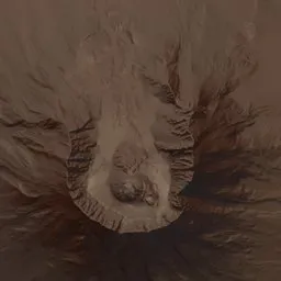 Volcano Mountain Terrain