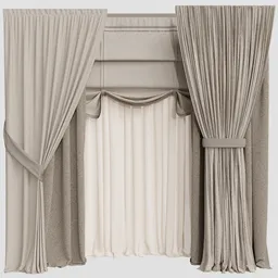 GD Silk and Cotton Curtain
