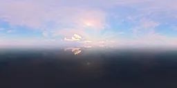 Morning sky with cirrus